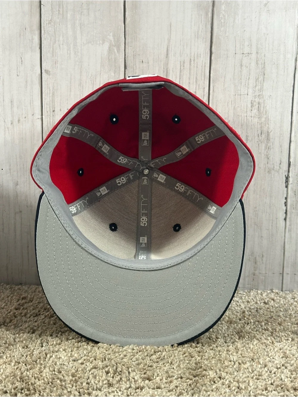 New Era Boston Red Sox 2024 Batting Practice 9FIFTY Snapback Hat Size 7